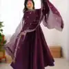 SSR 5006 Wine Fandy Silk Gown Perfect for Wedding, Party, Pongal, Traditional Day, Baby Shower – . Get it for ₹1999. Delivery 4-6 Working Days. Shop | Gowns, Bollywood Gowns, Creative Gowns, Designer Gowns, Embroidered Gowns, Party Wear Gowns