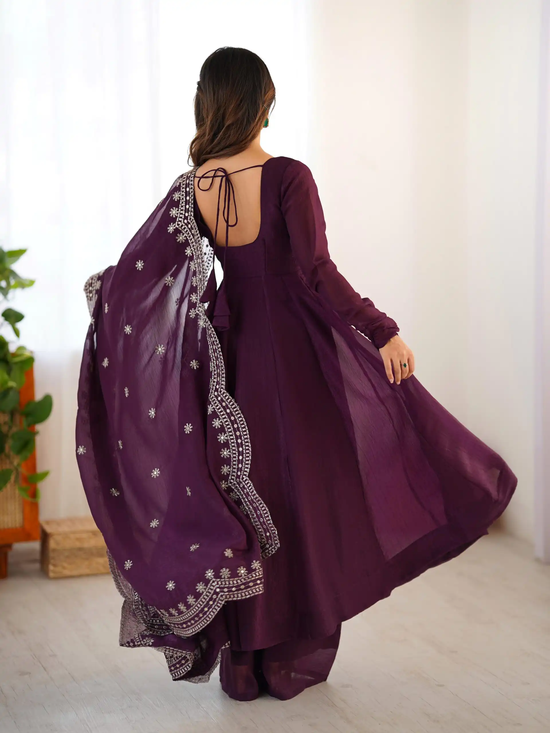 SSR 5006 Wine Fandy Silk Gown Perfect for Wedding, Party, Pongal, Traditional Day, Baby Shower – . Get it for ₹1999. Delivery 4-6 Working Days. Shop | Gowns, Bollywood Gowns, Creative Gowns, Designer Gowns, Embroidered Gowns, Party Wear Gowns