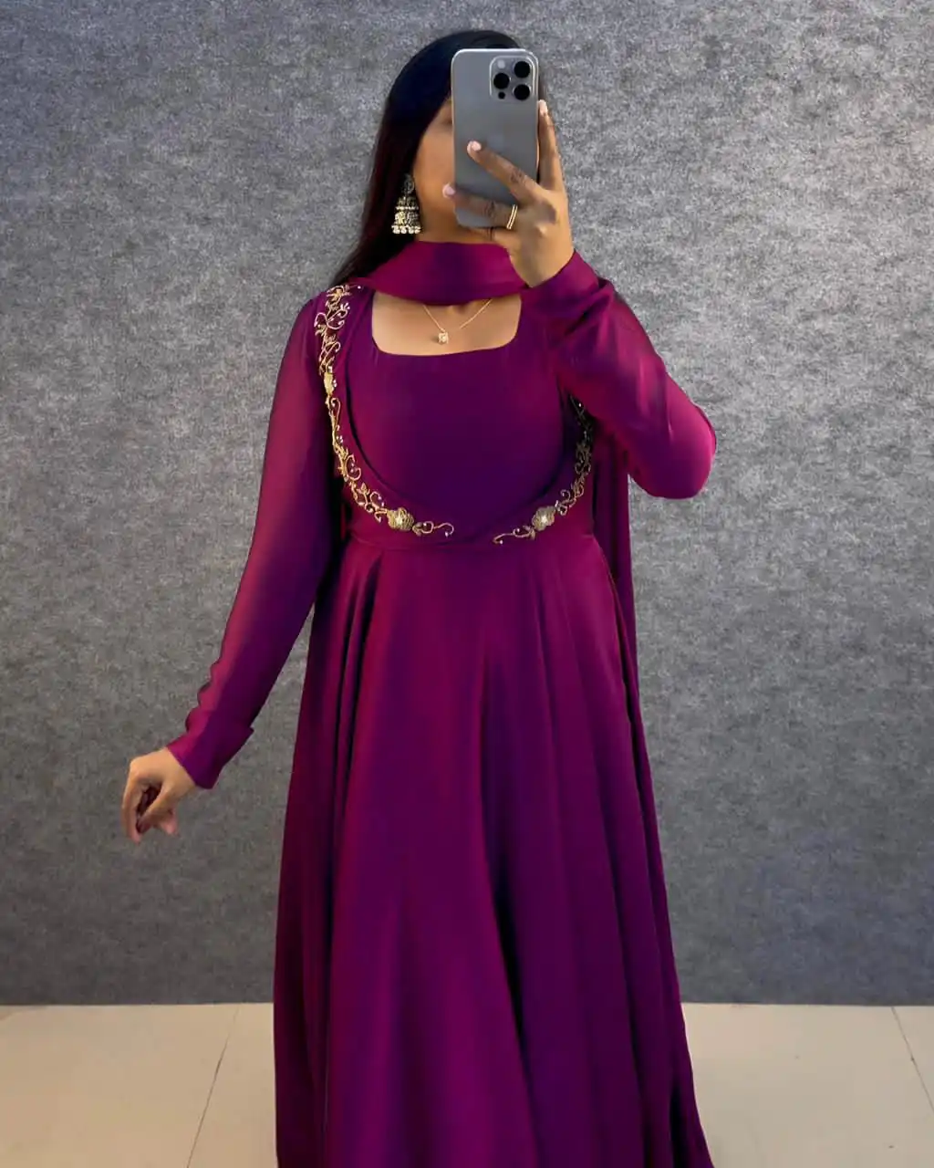 MF 888 Wine Rangoli Silk Gown with Lace Border & Lace Work. Available at ₹1649 only. Delivery 4-6 Working Days. Shop now. | Gowns, Bollywood Gowns, Creative Gowns, Designer Gowns, Embroidered Gowns, Party Wear Gowns