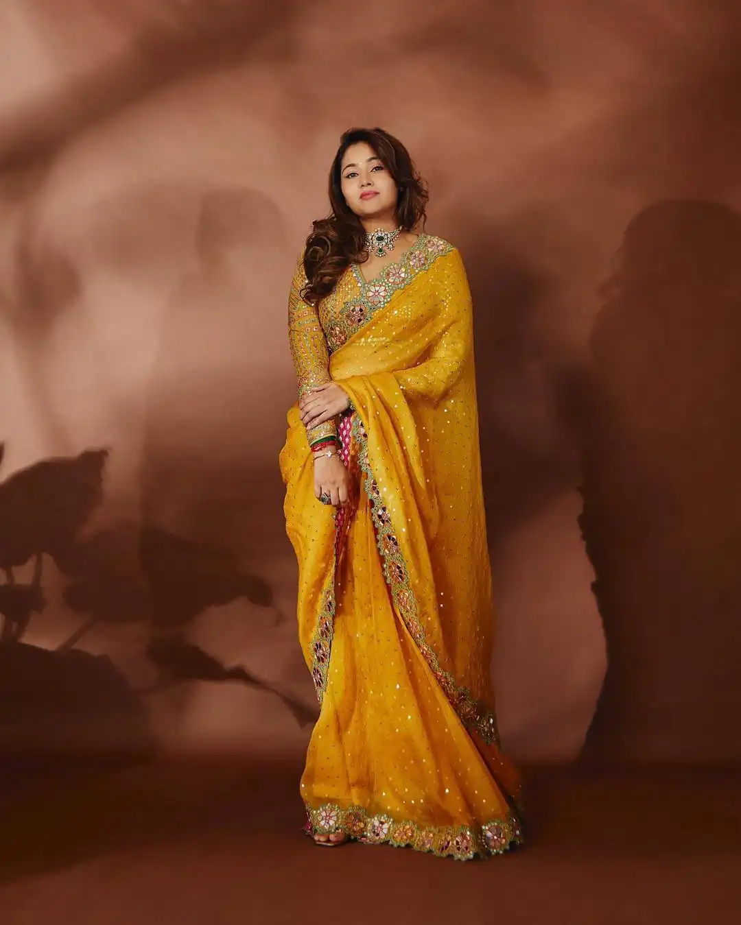 ES Aditi Yellow Faux Georgette Saree Perfect for Wedding, Party, Bridal Wear, Baisakhi, Raksha Bandhan –. Introductory Price ₹2449. Delivery 4-6 Workin | Sarees, Bollywood Sarees, Creative Sarees, Designer Sarees, Embroidered Sarees, Ethnic Saree, Modern Digital sarees, Party Wear Sarees