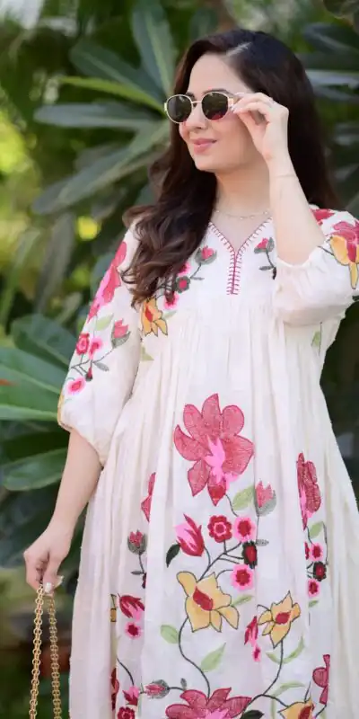 LG 2109 White Rayon Gown Perfect for Wedding, Party, Raksha Bandhan, Karwa Chauth, Eid –. Festive Deal ₹1749. Delivery 4-6 Working Days. Shop now. | Gowns, Bollywood Gowns, Creative Gowns, Designer Gowns, Embroidered Gowns, Party Wear Gowns