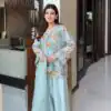 BE 469 Sky Blue in Organza ace Work & Embroidery Work Salwar Suit . Special Price ₹2049. Delivery 4-6 Working Days. Shop now. | Jump Suits, Salwar suit, Casual Suits, Creative suits, Designer Suits, Palazzo Suits, Party Wear Suits, Patiala Suits, Straight Suits