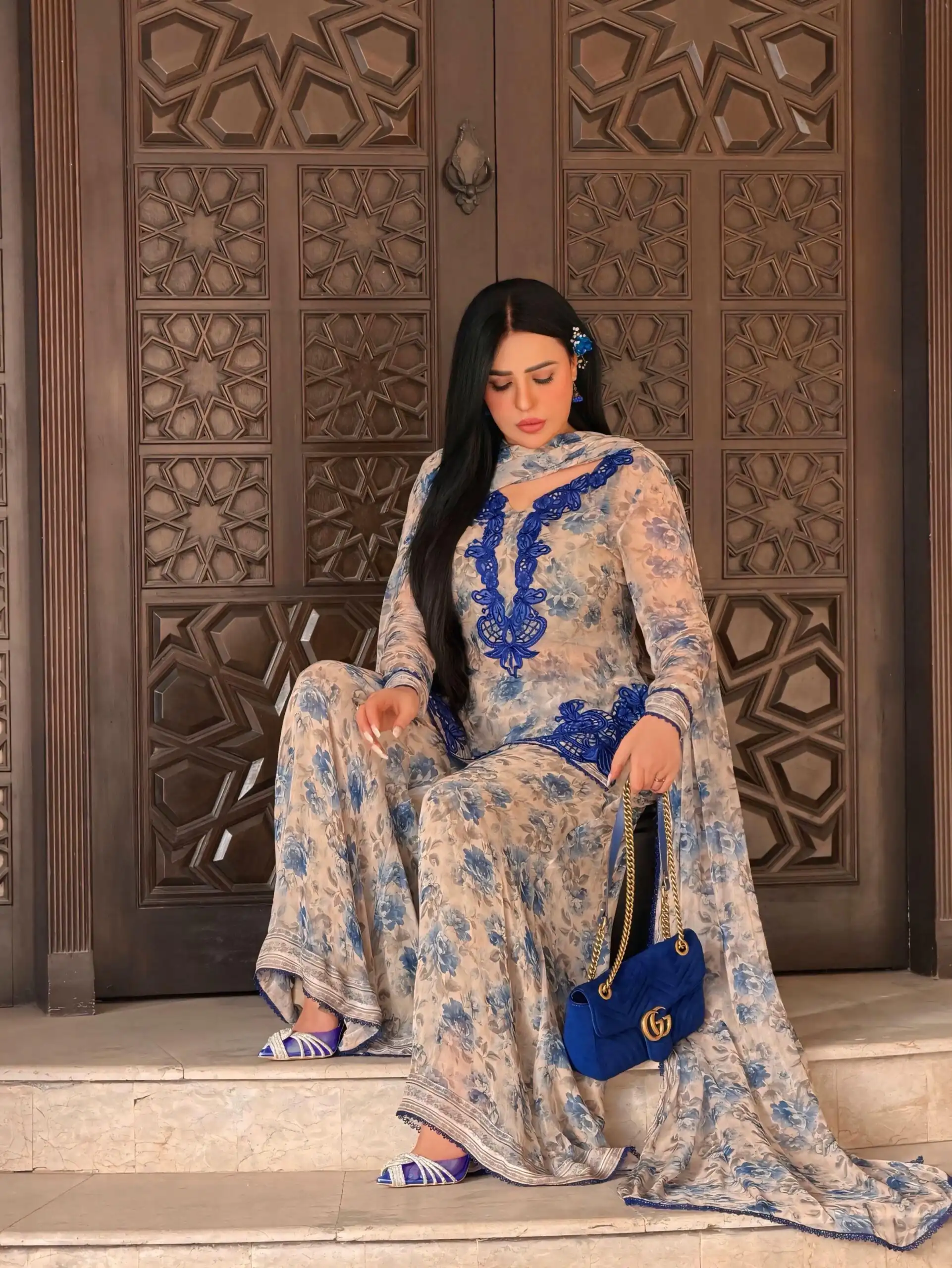 SRK 5352 Cream Faux Georgette Salwar Suit with Designer Work. Affordable Price ₹2049. Delivery 4-6 Working Days. Shop now. | Jump Suits, Salwar suit, Casual Suits, Creative suits, Designer Suits, Palazzo Suits, Party Wear Suits, Patiala Suits, Straight Suits