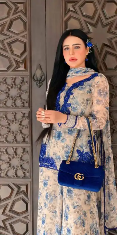 SRK 5352 Cream Faux Georgette Salwar Suit with Designer Work. Affordable Price ₹2049. Delivery 4-6 Working Days. Shop now. | Jump Suits, Salwar suit, Casual Suits, Creative suits, Designer Suits, Palazzo Suits, Party Wear Suits, Patiala Suits, Straight Suits