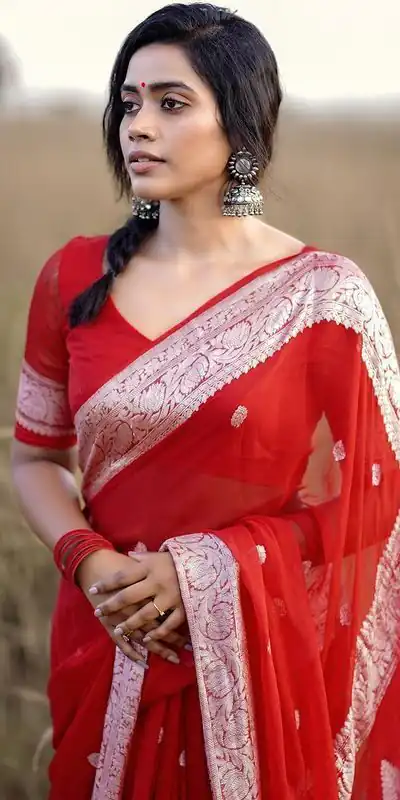 KPR 120 Red Soft Lilan Slab Saree Perfect for Wedding, Party, Lohri, Durga Puja, Pongal – . Get it for ₹1349. Delivery 4-6 Working Days. Shop now. | Sarees, Bollywood Sarees, Creative Sarees, Designer Sarees, Embroidered Sarees, Ethnic Saree, Modern Digital sarees, Party Wear Sarees