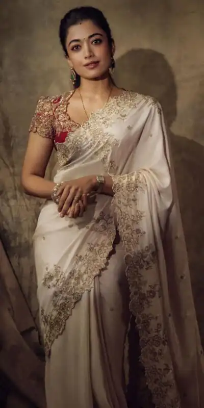 NC 5594 Off White Soft Rangoli Silk Saree with Embroidery Work & Lace Work. Special Price ₹2099. Delivery 4-6 Working Days. Shop now. | Sarees, Bollywood Sarees, Creative Sarees, Designer Sarees, Embroidered Sarees, Ethnic Saree, Modern Digital sarees, Party Wear Sarees