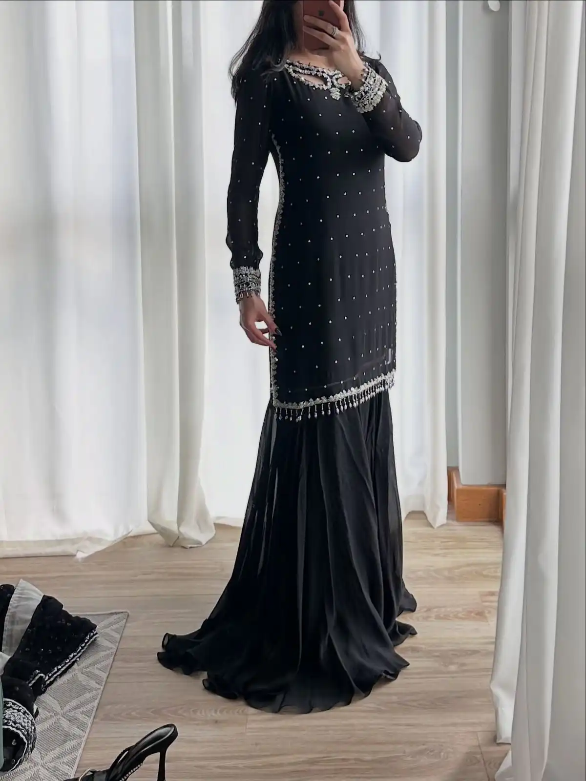 SRK 5353 Black Faux Georgette Salwar Suit Perfect for Wedding, Party, Family Gatherings, Sangeet, Housewarming – . Affordable Price ₹1949. Days | Jump Suits, Salwar suit, Casual Suits, Creative suits, Designer Suits, Palazzo Suits, Party Wear Suits, Patiala Suits, Straight Suits
