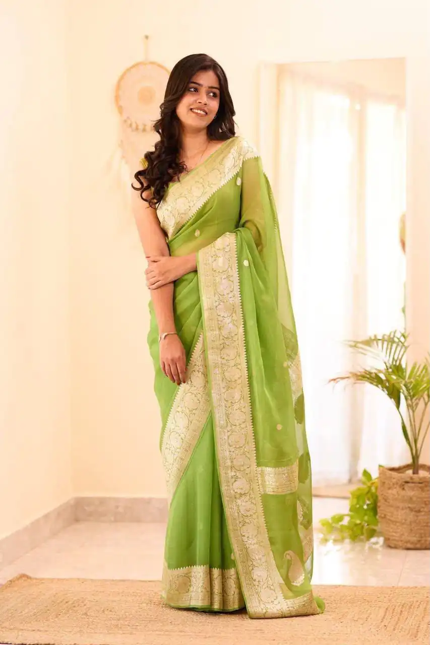 KPR 255 Light Green Soft Lilan Slab Saree Perfect for Wedding, Party, Lohri, Durga Puja, Pongal – . Get it for ₹1349. Delivery 4-6 Working Days. Shop now. | Sarees, Bollywood Sarees, Creative Sarees, Designer Sarees, Embroidered Sarees, Ethnic Saree, Modern Digital sarees, Party Wear Sarees