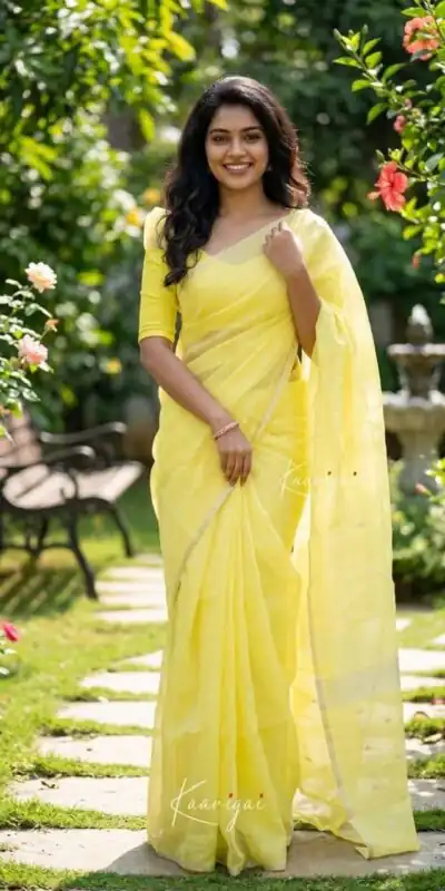 KP 6050 Lime Yellow Soft Lilan Slab Saree Perfect for Wedding, Party, Lohri, Durga Puja, Pongal – . Get it for ₹1299. Delivery 4-6 Working Days. Shop now. | Sarees, Bollywood Sarees, Creative Sarees, Designer Sarees, Embroidered Sarees, Ethnic Saree, Modern Digital sarees, Party Wear Sarees