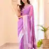 KPR 255 Purple Soft Lilan Slab Saree Perfect for Wedding, Party, Lohri, Durga Puja, Pongal – . Get it for ₹1349. Delivery 4-6 Working Days. Shop now. | Sarees, Bollywood Sarees, Creative Sarees, Designer Sarees, Embroidered Sarees, Ethnic Saree, Modern Digital sarees, Party Wear Sarees