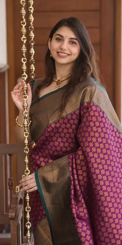 KPR 220 Maroon Soft Lichi Silk Saree Perfect for Wedding, Party, Reception, Diwali, Ethnic Day – . Affordable Price ₹1449. Delivery 4-6 Working Days. | Sarees, Bollywood Sarees, Creative Sarees, Designer Sarees, Embroidered Sarees, Ethnic Saree, Modern Digital sarees, Party Wear Sarees