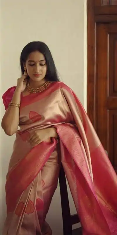 KP 5025 Pink in Soft Lichi Silk Jacquard Work Designer Work Saree . Exclusive Offer ₹1449. Delivery 4-6 Working Days. Shop now. | Sarees, Bollywood Sarees, Creative Sarees, Designer Sarees, Embroidered Sarees, Ethnic Saree, Modern Digital sarees, Party Wear Sarees