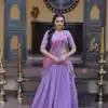 KA 5069 Lavender Cosmos Silk Lehenga Choli with Zari & Embroidery Work. Introductory Price ₹2499. Delivery 4-6 Working Days. Shop now. | Lehenga, Bollywood Lehenga, Creative Lehenga, Designer Lehenga, Embroidered Lehenga, Party Wear Lehenga