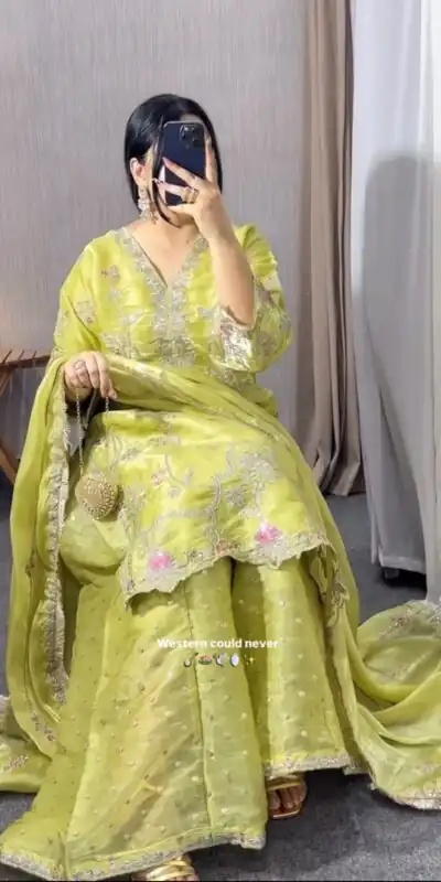 Perfect Pista Zimmy Silk Embroidery Work Salwar Suit