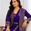 BB 64 Blue Purple Silk Saree with Embroidery Work & Sequins Work. Affordable Price ₹2499. Delivery 4-6 Working Days. Shop now. | Sarees, Bollywood Sarees, Creative Sarees, Designer Sarees, Embroidered Sarees, Ethnic Saree, Modern Digital sarees, Party Wear Sarees
