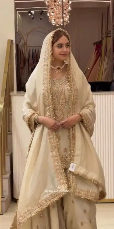 AD 236 Cream Color Chinon Silk Salwar Suit with Embroidery Work. Online Get it for ₹2149. Delivery 4-6 Working Days. Shop now. | Jump Suits, Salwar suit, Casual Suits, Creative suits, Designer Suits, Palazzo Suits, Party Wear Suits, Patiala Suits, Straight Suits