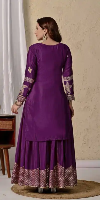 MD 3055 Wine Color Chinon Silk Salwar Suit with Embroidery Work. Online Get it for ₹2149. Delivery 4-6 Working Days. Shop now. | Jump Suits, Salwar suit, Casual Suits, Creative suits, Designer Suits, Palazzo Suits, Party Wear Suits, Patiala Suits, Straight Suits