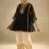 ST 1169 Black Black Chinon Salwar Suit with Gotta Patti Work. Available at ₹1849 only. Delivery 4-6 Working Days. Shop now. | Jump Suits, Salwar suit, Casual Suits, Creative suits, Designer Suits, Palazzo Suits, Party Wear Suits, Patiala Suits, Straight Suits
