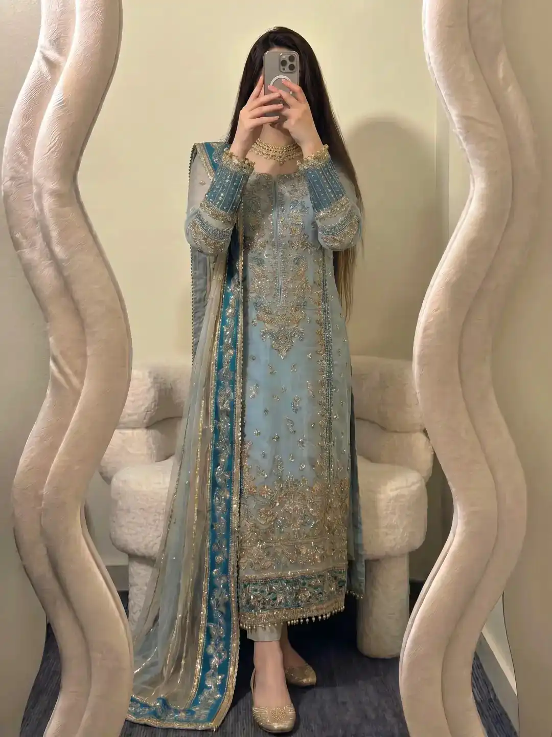 ZSR 3175 Blue Fox Georgette Salwar Suit with Embroidery Work & Sequins Work. Grab it for ₹2399. Delivery 4-6 Working Days. Shop now. | Jump Suits, Salwar suit, Casual Suits, Creative suits, Designer Suits, Palazzo Suits, Party Wear Suits, Patiala Suits, Straight Suits