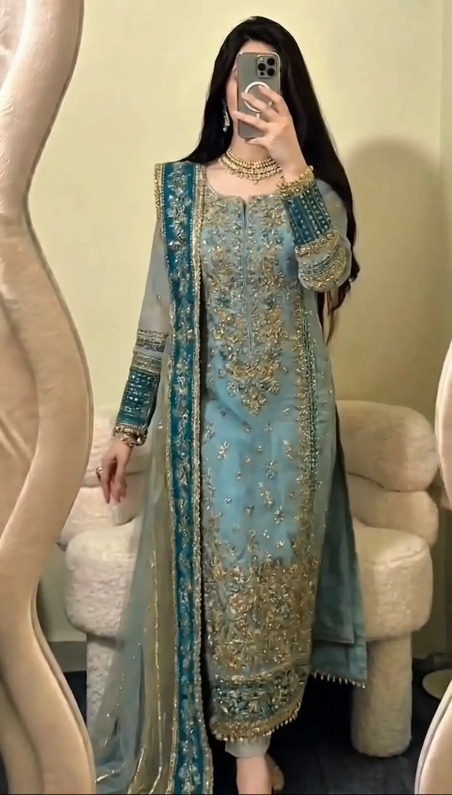 ZSR 3175 Blue Fox Georgette Salwar Suit with Embroidery Work & Sequins Work. Grab it for ₹2399. Delivery 4-6 Working Days. Shop now. | Jump Suits, Salwar suit, Casual Suits, Creative suits, Designer Suits, Palazzo Suits, Party Wear Suits, Patiala Suits, Straight Suits