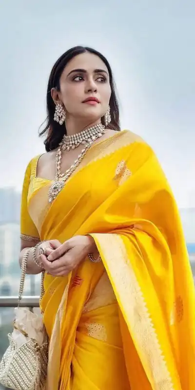 KPR 253 Yellow Color Yellow Soft Lichi Silk Saree with Jacquard Work. Best Price ₹1349. Delivery 4-6 Working Days. Shop now. | Sarees, Bollywood Sarees, Creative Sarees, Designer Sarees, Embroidered Sarees, Ethnic Saree, Modern Digital sarees, Party Wear Sarees