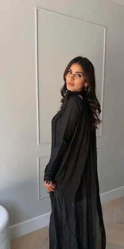 ST 1187 Black Rangoli Silk Perfect for Wedding, Party, Holi, Pooja, Anniversary – Salwar Suit. Get it for ₹2149. Delivery 4-6 Working Days. Shop now. | Jump Suits, Salwar suit, Casual Suits, Creative suits, Designer Suits, Palazzo Suits, Party Wear Suits, Patiala Suits, Straight Suits