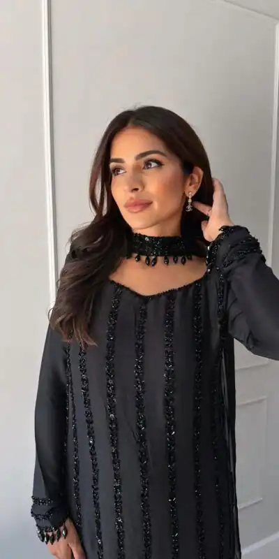 ST 1187 Black Rangoli Silk Perfect for Wedding, Party, Holi, Pooja, Anniversary – Salwar Suit. Get it for ₹2149. Delivery 4-6 Working Days. Shop now. | Jump Suits, Salwar suit, Casual Suits, Creative suits, Designer Suits, Palazzo Suits, Party Wear Suits, Patiala Suits, Straight Suits