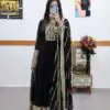 ZC 8957 Gown Perfect for Wedding, Party, Lohri, Haldi, Ethnic Day – . Available at ₹999 only. Delivery 4-6 Working Days. Shop now. | Gowns, Bollywood Gowns, Creative Gowns, Designer Gowns, Embroidered Gowns, Party Wear Gowns