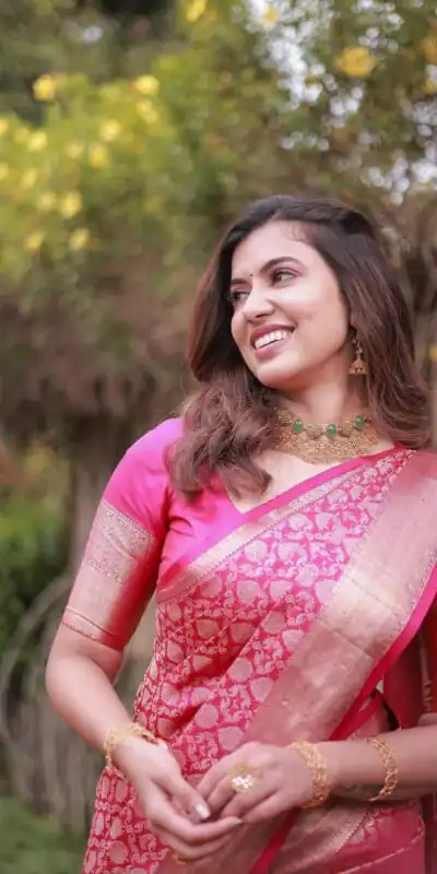 KPR 234 Gajri Soft Lichi Silk Saree with Lace Work & Lace Border. Introductory Price ₹1349. Delivery 4-6 Working Days. Shop now. | Sarees, Bollywood Sarees, Creative Sarees, Designer Sarees, Embroidered Sarees, Ethnic Saree, Modern Digital sarees, Party Wear Sarees