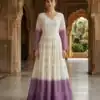 KA 1264 Lavender Silver Crunchy Gown Perfect for Wedding, Party, Durga Puja, Ganesh Chaturthi, Family Gatherings – n. Festive Deal ₹1819. Delivery 4-6 Worki | Gowns, Bollywood Gowns, Creative Gowns, Designer Gowns, Embroidered Gowns, Party Wear Gowns