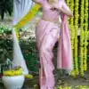 KP 2098 Pink Soft Lichi Silk Cloth Saree Perfect for Wedding, Party, Family Gatherings, Sangeet, Ethnic Day – . Festive Deal ₹1349. Delivery 4-6 Workin | Sarees, Bollywood Sarees, Creative Sarees, Designer Sarees, Embroidered Sarees, Ethnic Saree, Modern Digital sarees, Party Wear Sarees