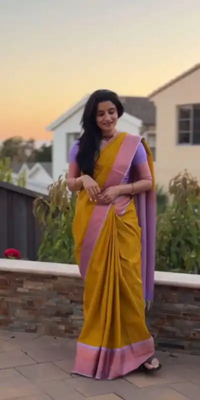 KP 6061 Mustered Color Soft Lichi Silk Saree with Jacquard Work. Best Price ₹1349. Delivery 4-6 Working Days. Online Shop now. | Sarees, Bollywood Sarees, Creative Sarees, Designer Sarees, Embroidered Sarees, Ethnic Saree, Modern Digital sarees, Party Wear Sarees
