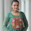 KA 1185 Green Bandhani Kurti. Perfect for Wedding, Party, Ethnic Day, Festival Celebrations, Sangeet – Get it for ₹1419. Delivery 4-6 Working Days. | Kurti, Bollywood Kurti, Creative Kurtis, Designer Kurti, Party Wear Kurti, Selfie Kurti