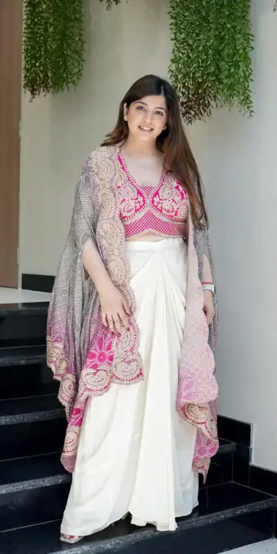 BE 339 Pink Crape Silk Dhoti suit with Sequins Work & Embroidery Work. Exclusive Offer ₹2399. Delivery 4-6 Working Days. Shop now. | Jump Suits, Salwar suit, Casual Suits, Creative suits, Designer Suits, Palazzo Suits, Party Wear Suits, Patiala Suits, Straight Suits