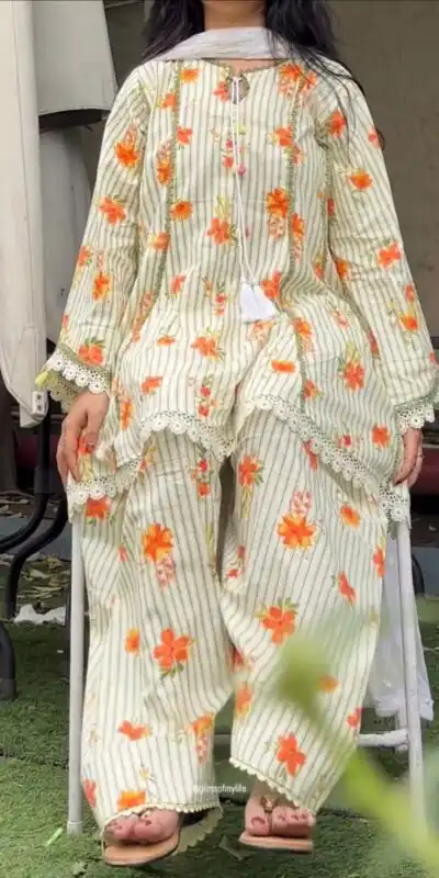 SRK 5362 Off White Natural Crep Lace Work & Digital Print Salwar Suit . Exclusive Offer ₹1899. Delivery 4-6 Working Days. Shop now. | Jump Suits, Salwar suit, Casual Suits, Creative suits, Designer Suits, Palazzo Suits, Party Wear Suits, Patiala Suits, Straight Suits