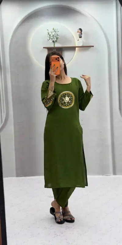 PC 598 Green Roman Silk Salwar Suit with Sequins Work & Embroidery Work. Available at ₹2099 only. Delivery 4-6 Working Days. Shop now. | Jump Suits, Salwar suit, Casual Suits, Creative suits, Designer Suits, Palazzo Suits, Party Wear Suits, Patiala Suits, Straight Suits
