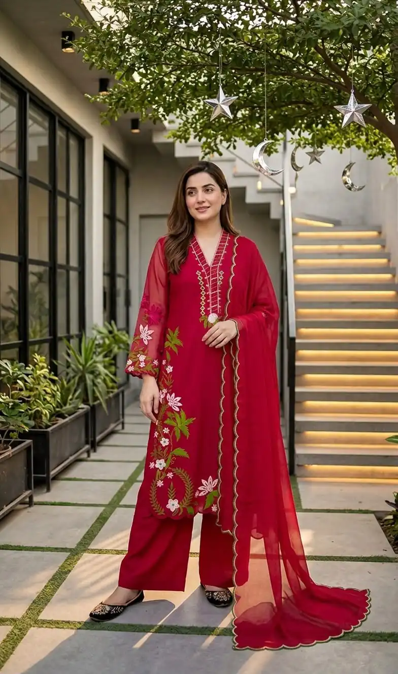 ST 249 Red Roman Silk Salwar Suit with Sequins Work & Embroidery Work. Available at ₹2099 only. Delivery 4-6 Working Days. Shop now. | Jump Suits, Salwar suit, Casual Suits, Creative suits, Designer Suits, Palazzo Suits, Party Wear Suits, Patiala Suits, Straight Suits
