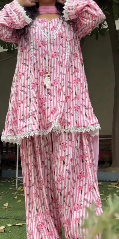 NSR 905 Pink Pure Natural Crep Salwar Suit with Moti Work & Embroidery Work. Affordable Price ₹2149. Delivery 4-6 Working Days. Shop now. | Jump Suits, Salwar suit, Casual Suits, Creative suits, Designer Suits, Palazzo Suits, Party Wear Suits, Patiala Suits, Straight Suits