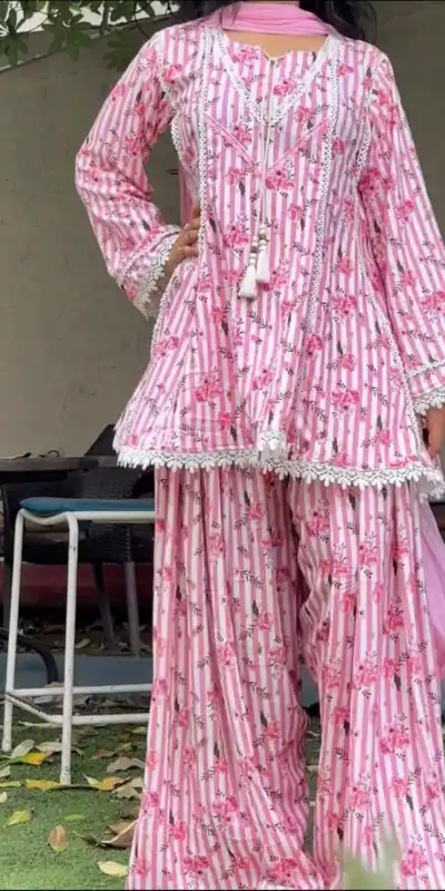 NSR 905 Pink Pure Natural Crep Salwar Suit with Moti Work & Embroidery Work. Affordable Price ₹2149. Delivery 4-6 Working Days. Shop now. | Jump Suits, Salwar suit, Casual Suits, Creative suits, Designer Suits, Palazzo Suits, Party Wear Suits, Patiala Suits, Straight Suits