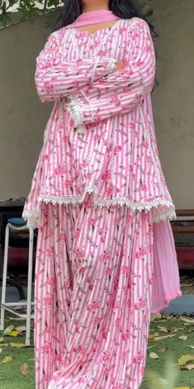 NSR 905 Pink Pure Natural Crep Salwar Suit with Moti Work & Embroidery Work. Affordable Price ₹2149. Delivery 4-6 Working Days. Shop now. | Jump Suits, Salwar suit, Casual Suits, Creative suits, Designer Suits, Palazzo Suits, Party Wear Suits, Patiala Suits, Straight Suits