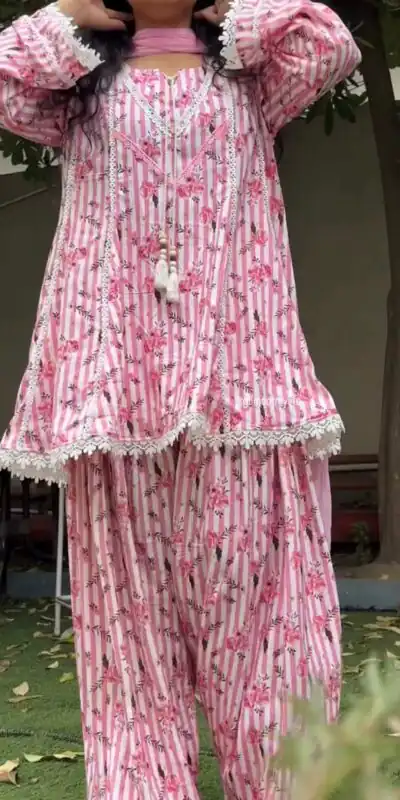 NSR 905 Pink Pure Natural Crep Salwar Suit with Moti Work & Embroidery Work. Affordable Price ₹2149. Delivery 4-6 Working Days. Shop now. | Jump Suits, Salwar suit, Casual Suits, Creative suits, Designer Suits, Palazzo Suits, Party Wear Suits, Patiala Suits, Straight Suits
