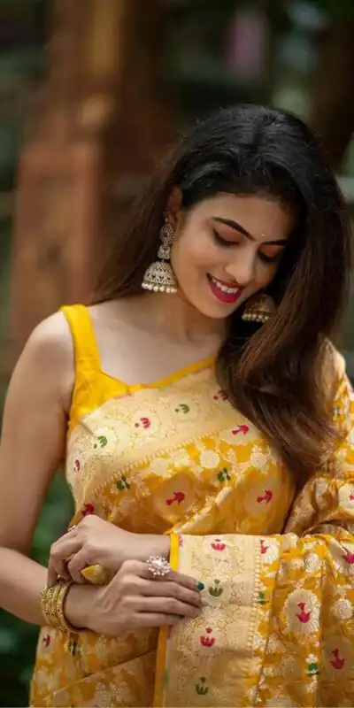 KP 6080 Yellow Soft Lichi Silk Saree with Lace Work & Lace Border. Introductory Price ₹1649. Delivery 4-6 Working Days. Shop now. | Sarees, Bollywood Sarees, Creative Sarees, Designer Sarees, Embroidered Sarees, Ethnic Saree, Modern Digital sarees, Party Wear Sarees