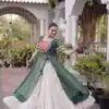 KA 1266 Green Kora Cotton Lehenga Choli erfect for Wedding, Party, Haldi, Traditional Day, Makar Sankranti – . Special Price ₹2949. Delivery 4-6 Working | Lehenga, Bollywood Lehenga, Creative Lehenga, Designer Lehenga, Embroidered Lehenga, Party Wear Lehenga