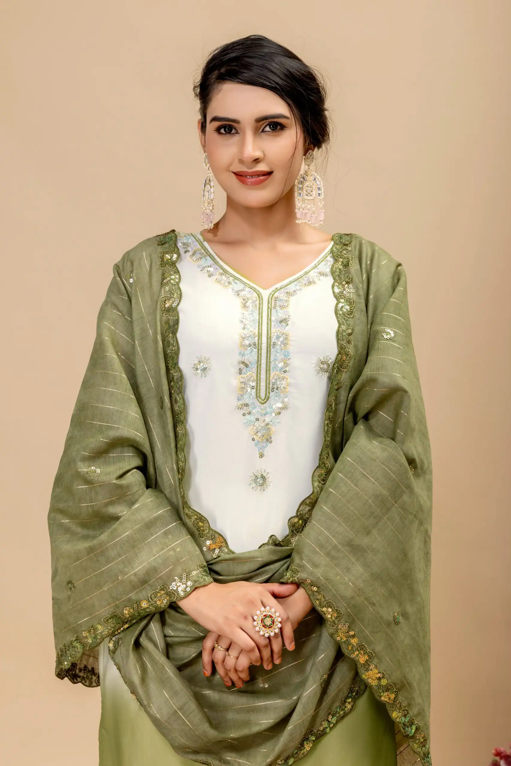 ST 1198 Mehandi in Star Georgette Embroidery Work Salwar Suit . Introductory Price ₹2399. Delivery 4-6 Working Days. Shop now. | Jump Suits, Salwar suit, Casual Suits, Creative suits, Designer Suits, Palazzo Suits, Party Wear Suits, Patiala Suits, Straight Suits
