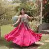 KA 5075 Pink Kora Cotton Lehenga Choli erfect for Wedding, Party, Haldi, Traditional Day, Makar Sankranti – . Special Price ₹2899. Delivery 4-6 Working | Lehenga, Bollywood Lehenga, Creative Lehenga, Designer Lehenga, Embroidered Lehenga, Party Wear Lehenga