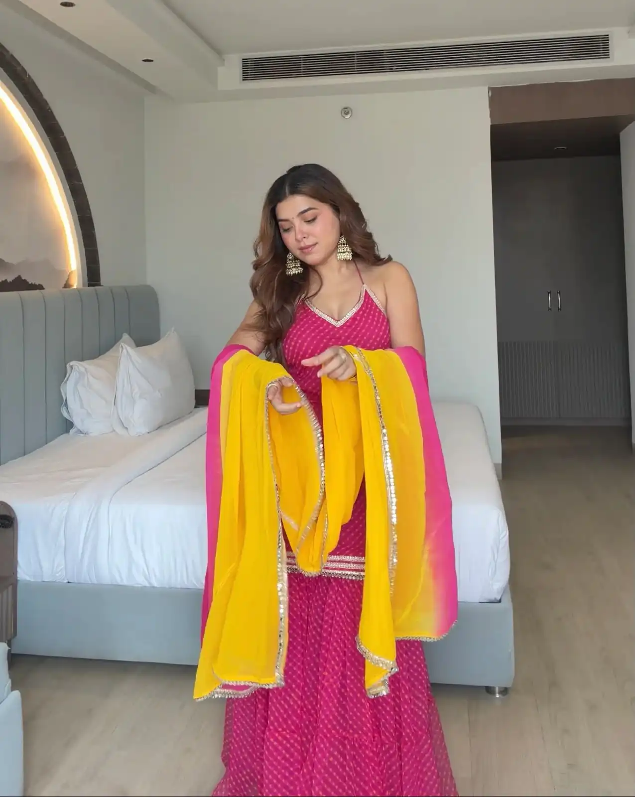 KD 1639 Pink | Faux Georgette Salwar Suit with Mirror Work & Embroidery Work. Get it for ₹2399. Delivery 4-6 Working Days. Shop now. | Jump Suits, Salwar suit, Casual Suits, Creative suits, Designer Suits, Palazzo Suits, Party Wear Suits, Patiala Suits, Straight Suits
