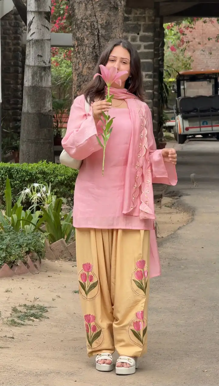 NF 1296 Pink Color Mal Cotton Embroidery Work Salwar Suit . Wedding, Party, Festive, Events, Get it for ₹2249. Delivery 4-6 Working Days. Shop now. | Jump Suits, Salwar suit, Casual Suits, Creative suits, Designer Suits, Palazzo Suits, Party Wear Suits, Patiala Suits, Straight Suits