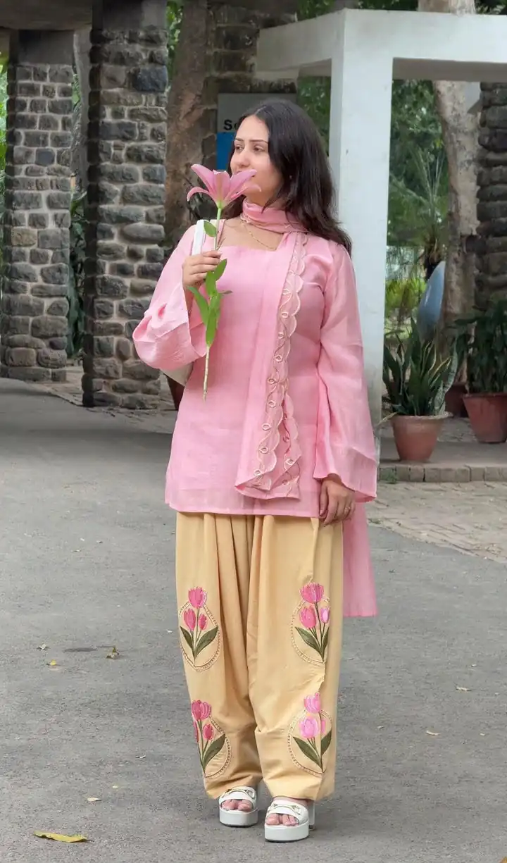 NF 1296 Pink Color Mal Cotton Embroidery Work Salwar Suit . Wedding, Party, Festive, Events, Get it for ₹2249. Delivery 4-6 Working Days. Shop now. | Jump Suits, Salwar suit, Casual Suits, Creative suits, Designer Suits, Palazzo Suits, Party Wear Suits, Patiala Suits, Straight Suits