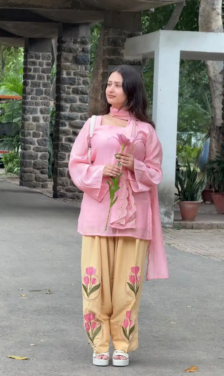 NF 1296 Pink Color Mal Cotton Embroidery Work Salwar Suit . Wedding, Party, Festive, Events, Get it for ₹2249. Delivery 4-6 Working Days. Shop now. | Jump Suits, Salwar suit, Casual Suits, Creative suits, Designer Suits, Palazzo Suits, Party Wear Suits, Patiala Suits, Straight Suits
