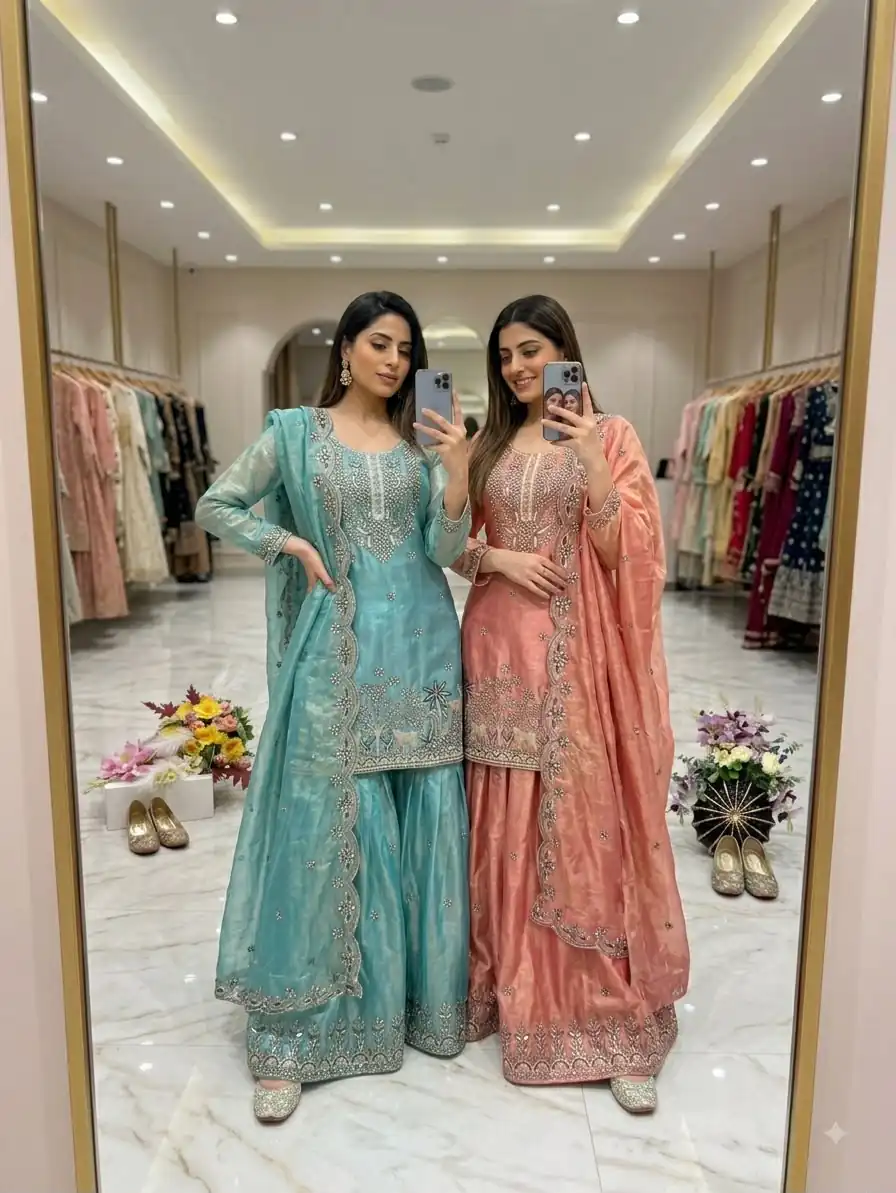 WW 1280 Blue Fendy Silk Salwar Suitwith Embroidery Work & Lace Work. Now at just ₹2449. Delivery 4-6 Working Days. Shop now. | Jump Suits, Salwar suit, Casual Suits, Creative suits, Designer Suits, Palazzo Suits, Party Wear Suits, Patiala Suits, Straight Suits